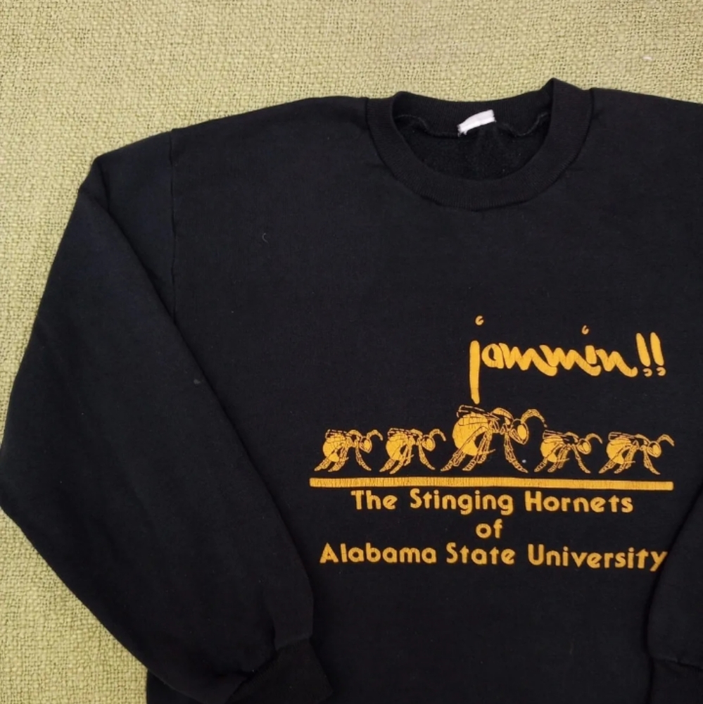 Vintage '90s Crewneck Sweatshirt Alabama State Hornets Fits Like A Large